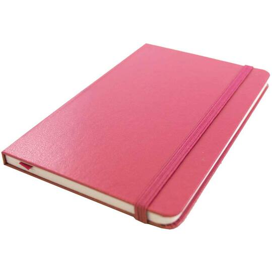 JAM Paper Travel Size Hardcover Notebook with Elastic Band